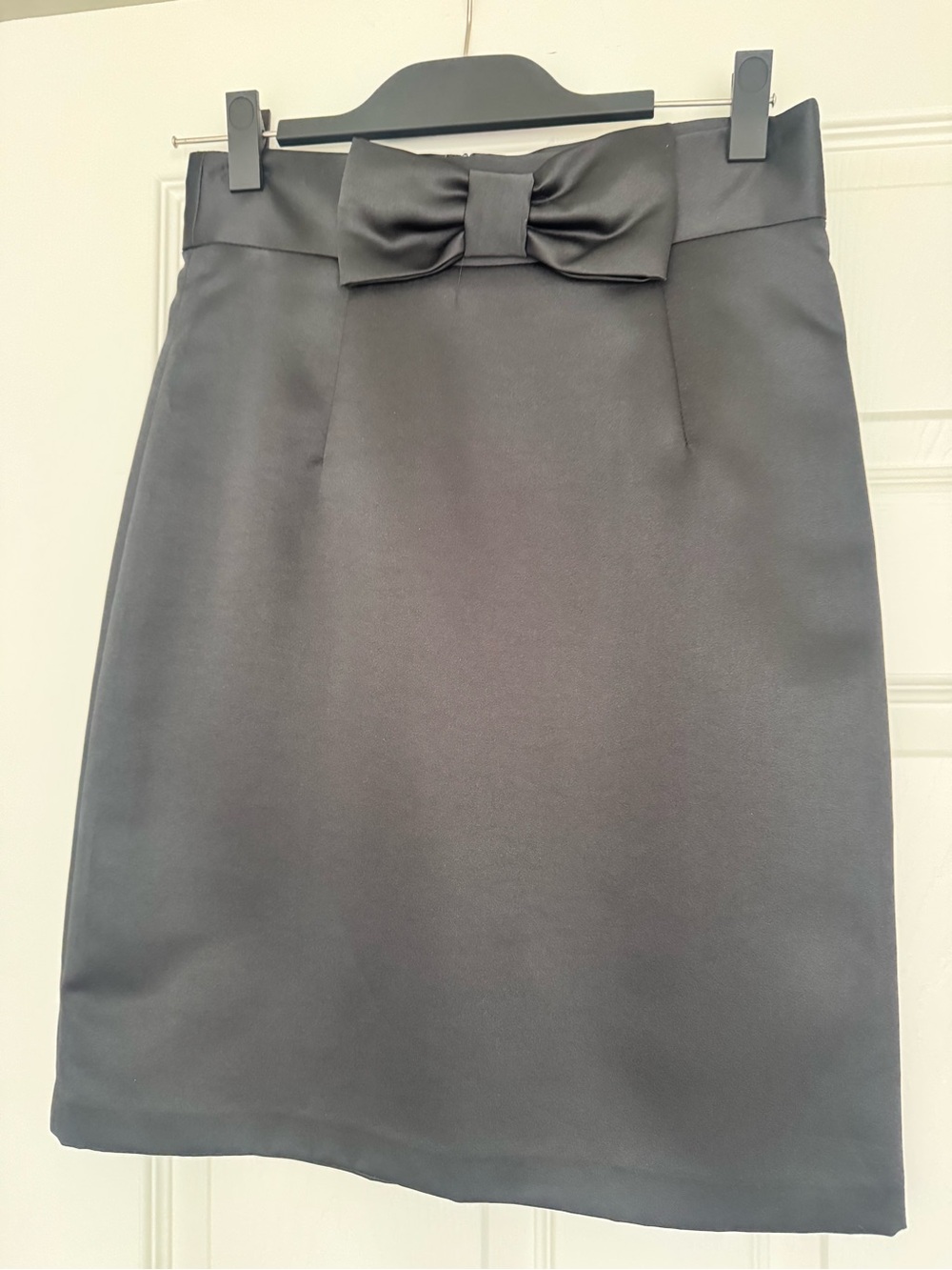 Milly Bow Waist Satin Pencil Skirt - NWT - Picture 2 of 6